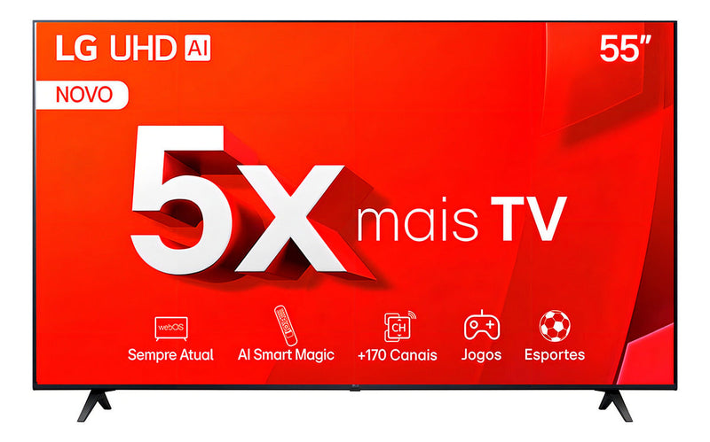 Smart Tv LG 55'' 4k 55tu801c0sa Uhd Pro Hdr Thinq Ai Wi-fi Bluetooth