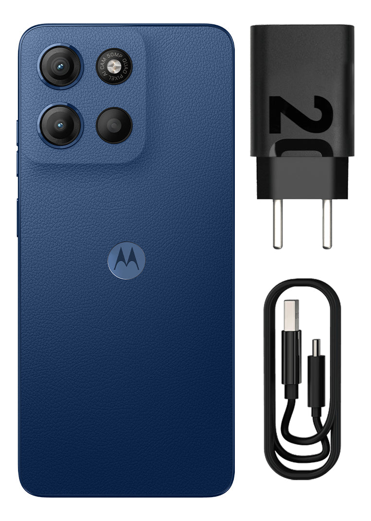 Smartphone Motorola Moto G15 - 128gb 12gb (4gb Ram+8gb Ram Boost) E Camera 50mp Com Ai E Night Vision Bateria De 5200 Mah Tela Fhd+ 6.7 Com Superbrilho Nfc Azul Escuro