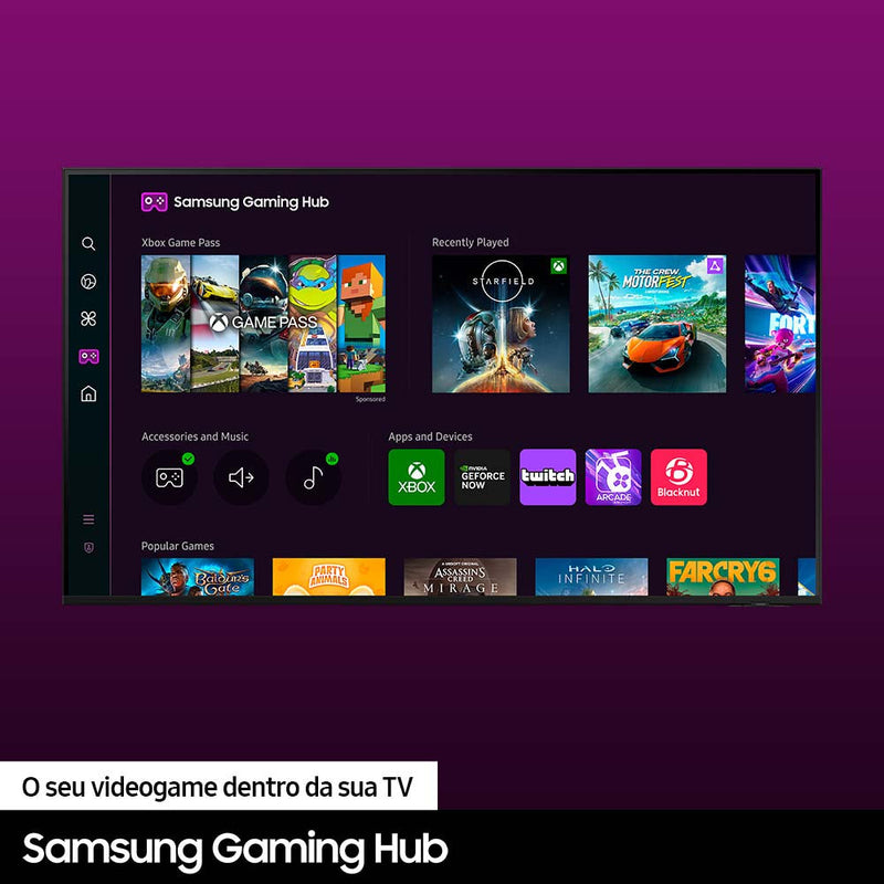 Smart Tv 65'' Crystal 65du7700 Uhd 4k 2024 Samsung
