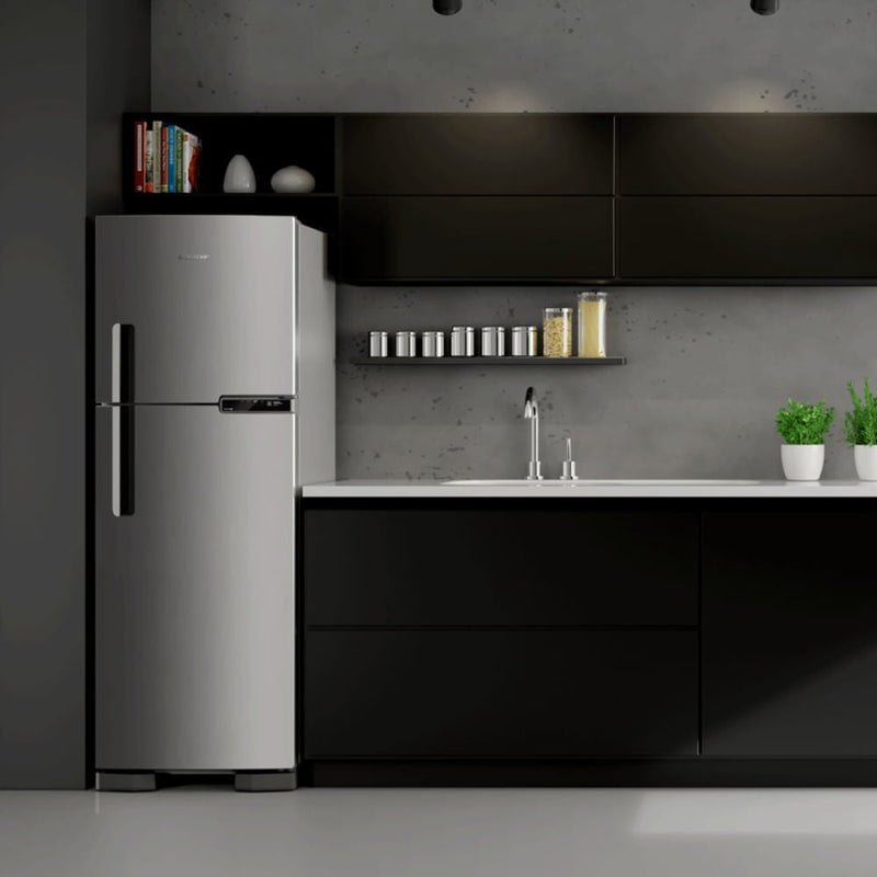 Geladeira Brastemp Frost Free Duplex 375 Litros Cor Inox