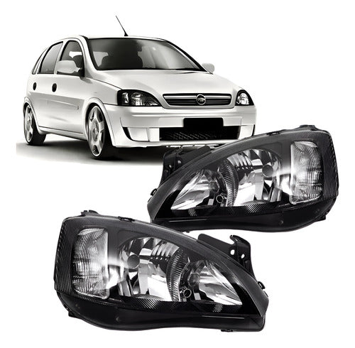 Par Farol Corsa Montana 2003 2004 2008 2010 2012 Mascar Negr