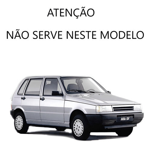 Par Farol Fiat Uno Mille Fire Economy Cromado 2004 Até 2013