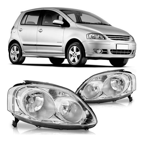 Par Farol Fox Crossfox Spacefox 2008 2009 2010 Foco Duplo