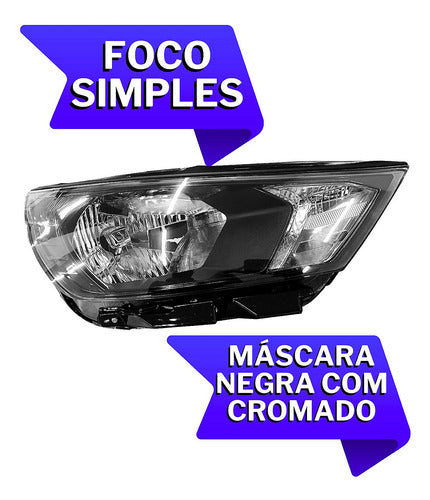 Farol Hb20 2023 2024 23 24 Sem Led Foco Simples
