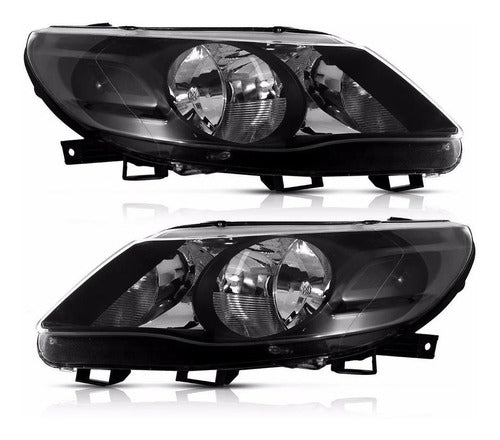 Par Farol Gol Voyage Saveiro G5 2009 A 2012 Masc Negra