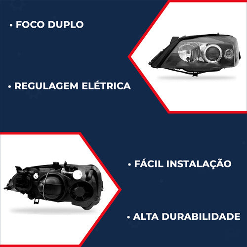 Par Farol Astra 2003 04 05 06 07 08 09 10 2011 Máscara Negra