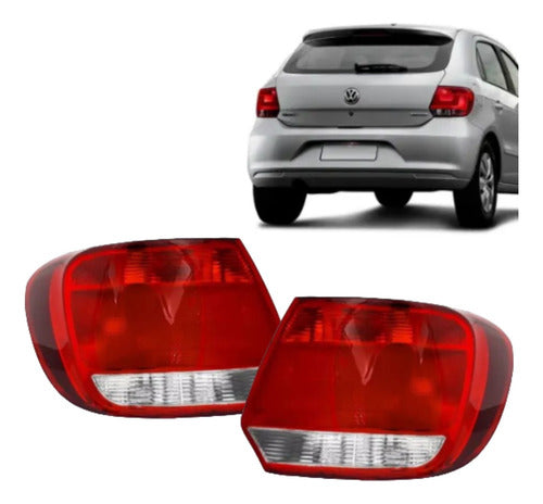 Par Lanterna Gol G6 2013 2014 2015 16 Bicolor Modelo Hella