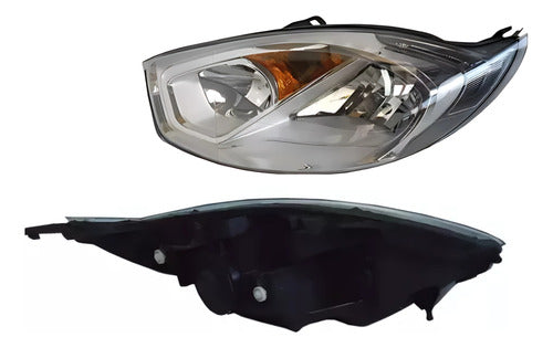 Par Farol Fiesta 2011 2012 2013 2014 Foco Duplo Cromado