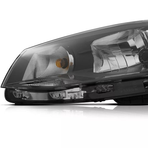 Farol Gol G6 13 2014 2015 2016 Foco Simples Mascara Negra