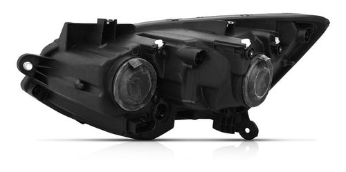 Farol Fox 15 16 17 2018 2019 Friso Preto Duplo Máscara Negra