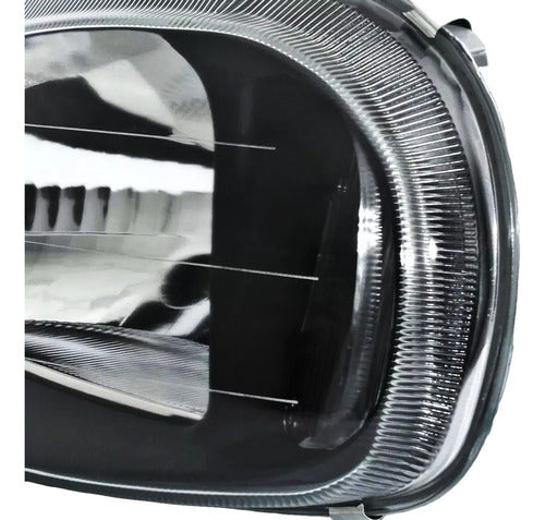 Par 2 Farol Mascara Negra Corsa Wind Sedan Wango 1994 A 2010