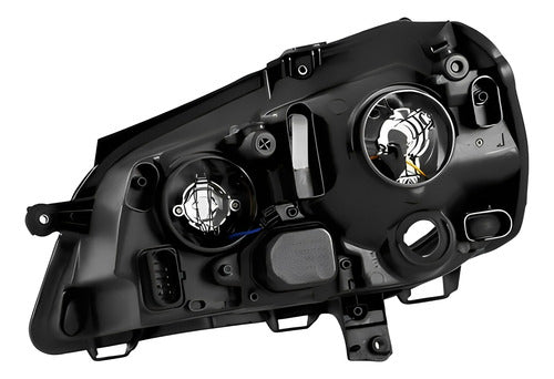 Farol Polo 2007 08 09 10 11 2012 Manual Máscara Negra