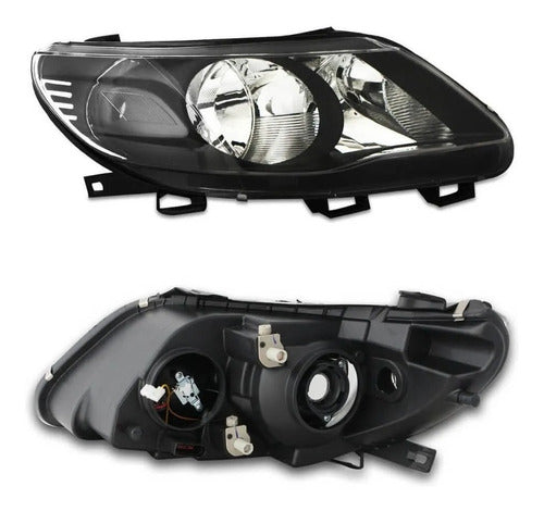 Par Farol Gol Voyage Saveiro G5 2009 A 2012 Masc Negra