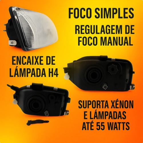 Par Farol Palio 1996 1997 1998 1999 2000 Modelo Original