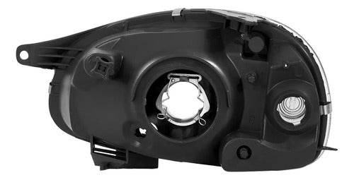 Par 2 Farol Mascara Negra Corsa Wind Sedan Wango 1994 A 2010