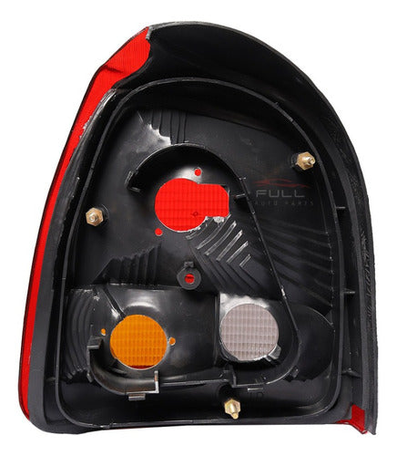 Par Lanternas Traseira Vw Gol G2 Bola 95 96 97 98 99 Rubi