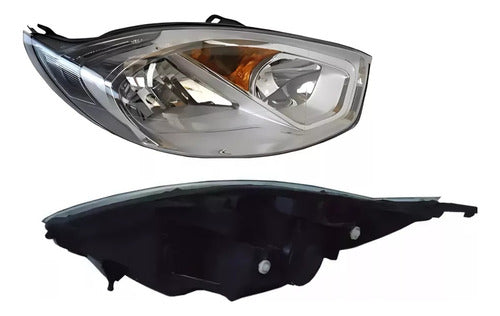 Par Farol Fiesta 2011 2012 2013 2014 Foco Duplo Cromado