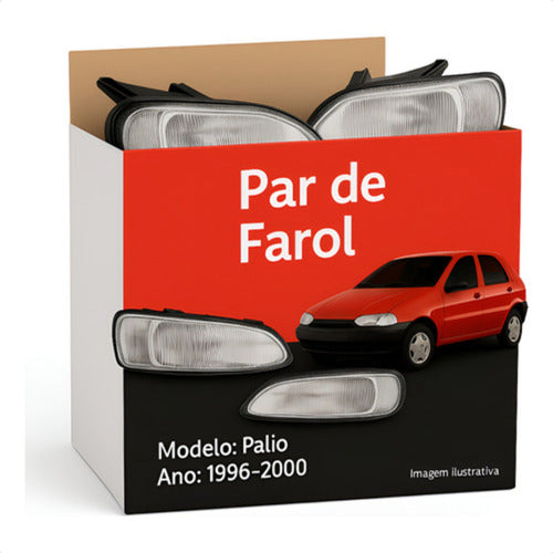 Par Farol Palio 1996 1997 1998 1999 2000 Modelo Original