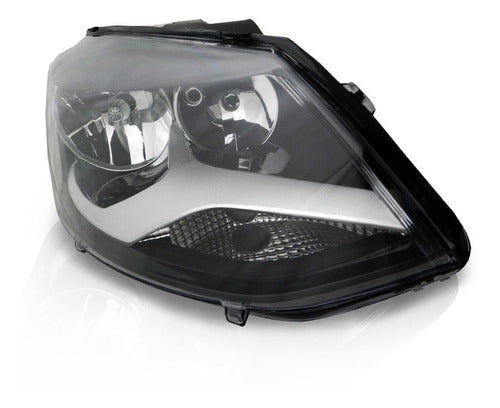 Par Farol Fox Spacefox 2010 A 2014 Mascara Negra Foco Duplo
