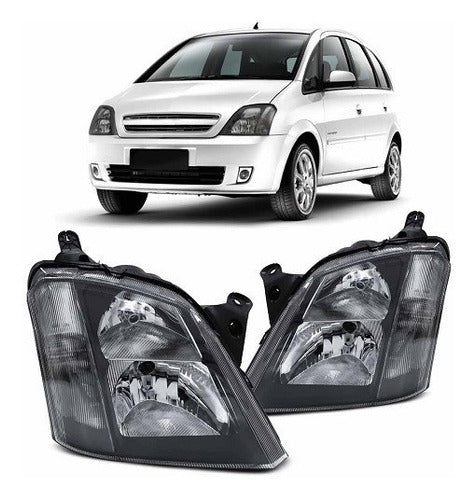 Par Farol Meriva 2001 2002 2003 2004 A 2012 Mascara Negra