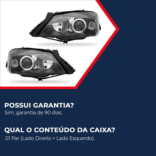 Par Farol Astra 2003 04 05 06 07 08 09 10 2011 Máscara Negra