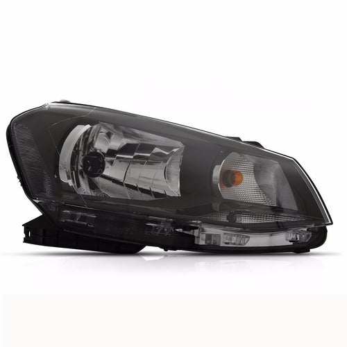 Farol Gol G6 13 2014 2015 2016 Foco Simples Mascara Negra