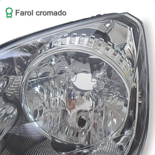 Farol Fiesta 2003 2004 2005 2006 2007 Hatch Sedan